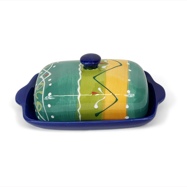Verano Spanish Ceramics Classic Spanish Large Food Bowl - 30cm Blue - View #5